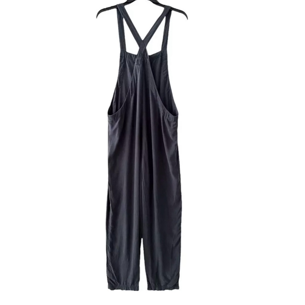 Urban Outfitters Dark Gray Tania Slouchy Overalls Jumpsuit Romper Hot Shot Sz XS - Picture 8 of 11